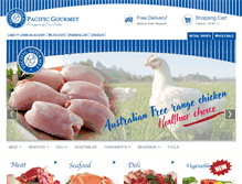 Tablet Screenshot of pacificgourmet.com.hk